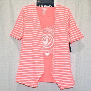 Limited Too - Girl's 2 Piece Cardigan and Shirt
